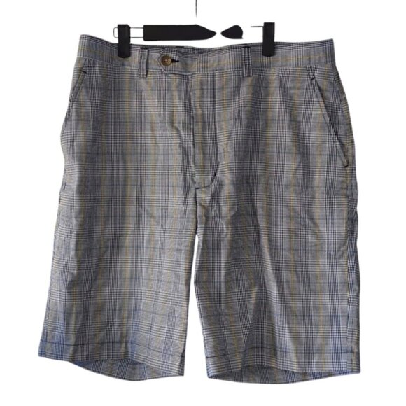 Cutter & Buck Plaid Preppy Country Club Tennis Prep Golf Old Money Shorts 36 - Picture 2 of 7